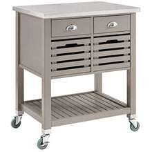 Load image into Gallery viewer, Wooden-Kitchen-Cart-4-Drawer.jpg