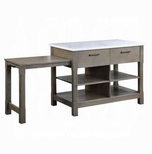 Feivel Kitchen Island W/Pull Out Table